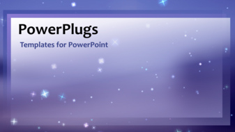 PowerPoint Template - An abstract background